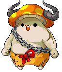 메-력소 마스코트 - 근육 주황버섯